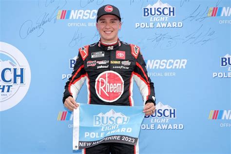 Joe Gibbs Racing driver Christopher Bell wins pole for Cup race at New Hampshire Motor Speedway